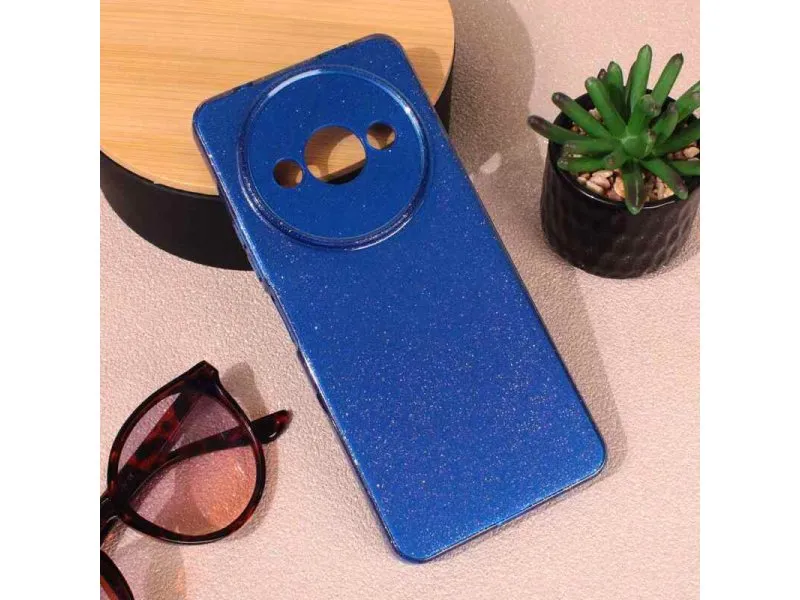 Maska Sparkle Dust za Xiaomi Redmi A3 Tamno plava