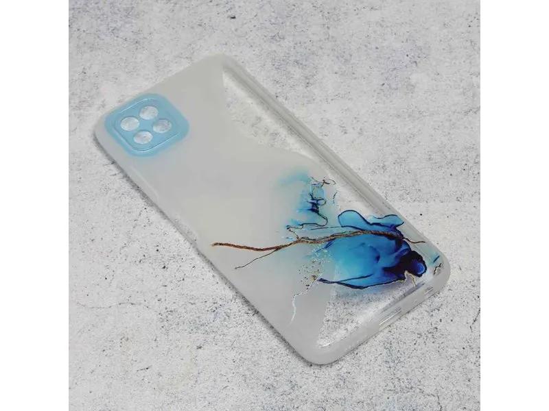 Maska Water Spark za Samsung A22 5G tamno plava