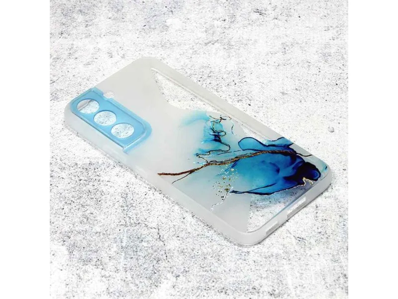 Maska Water Spark za Samsung S22 Plus 5G tamno plava