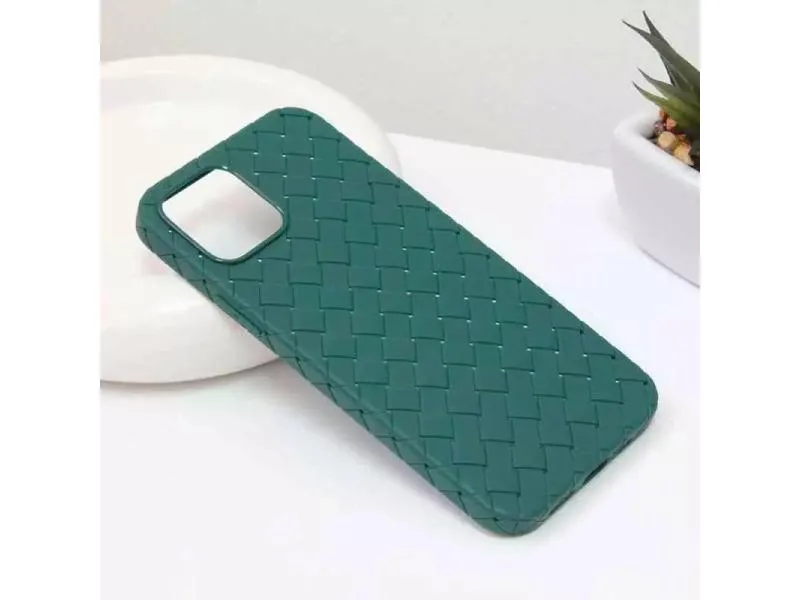 Maska Weave za iPhone 12 6.1 Zelena