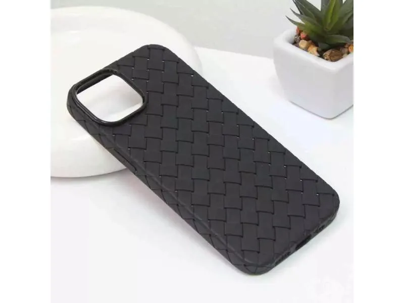 Maska Weave za iPhone 14 6.1 Crna