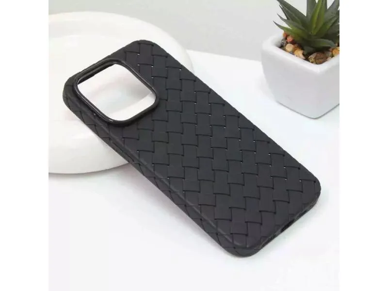 Maska Weave za iPhone 14 6.1 Pro Crna