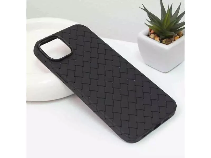 Maska Weave za iPhone 14 Plus 6.7 crna