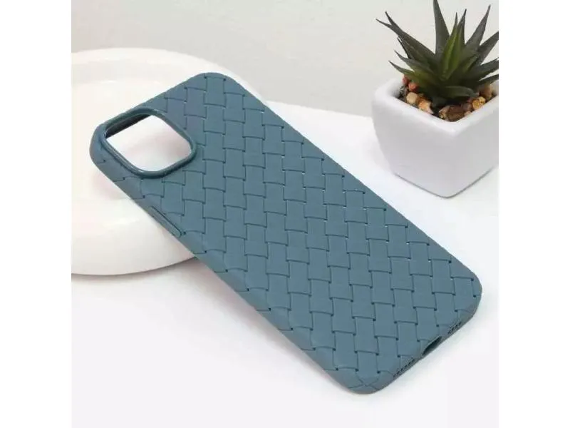 Maska Weave za iPhone 14 Plus 6.7 svetlo zelena