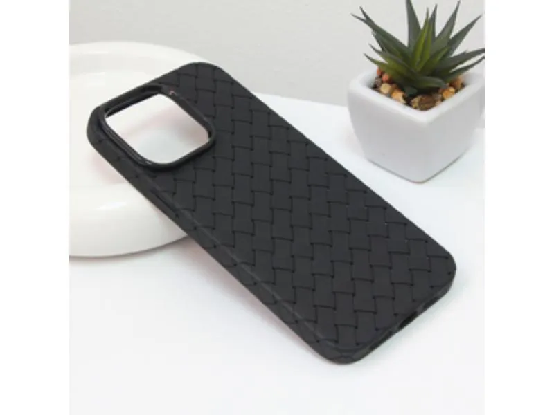 Maska Weave za iPhone 14 Pro Max 6.7 crna
