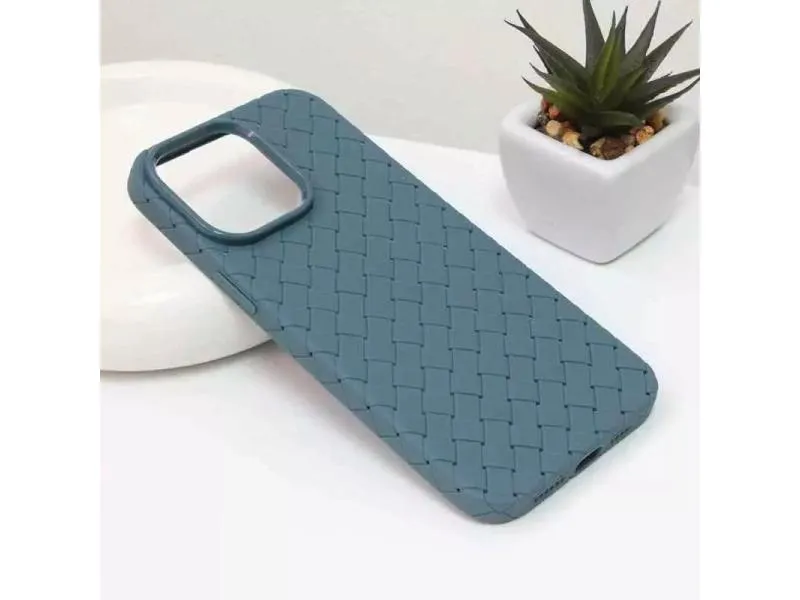 Maska Weave za iPhone 14 Pro Max 6.7 svetlo zelena