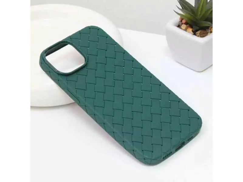 Maska Weave za iPhone 14 zelena