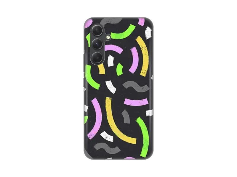 Maska za Samsung A546B Galaxy A54 5G Happy Lines gray