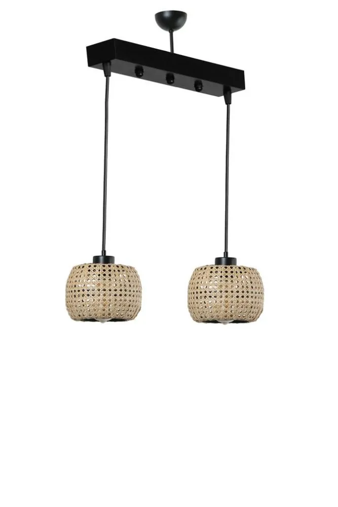Tıger 2 Li Sıralı Rattan Sarkıt Ratan luster