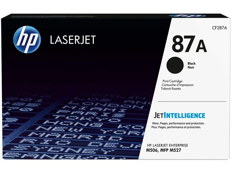 87A Black Original LaserJet Toner Cartridge, CF287A