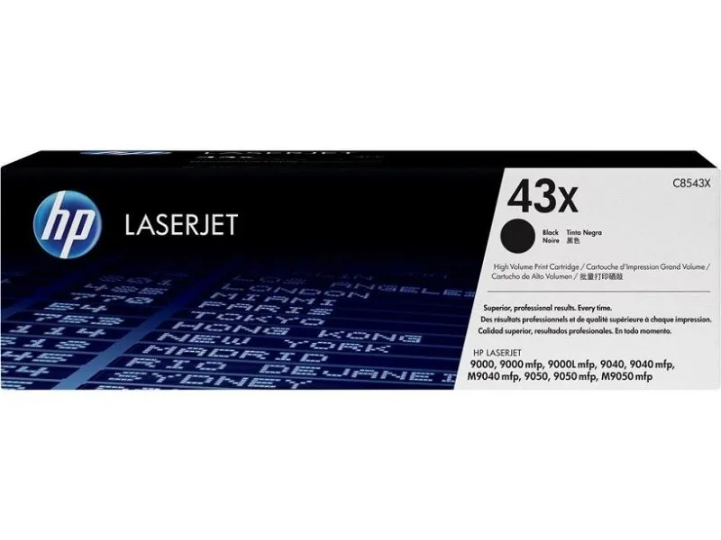 LaserJet 9040 Black Print Cartridge, C8543X