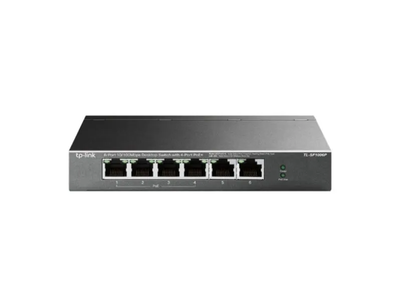 LAN Switch TL-SF1006P 6-port 10/100 4-Port PoE+
