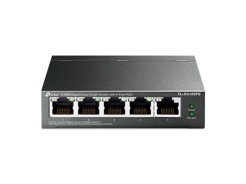 TL-SG105PE 5-Port Gigabit Easy Smart PoE Switch sa 4-Port PoE+