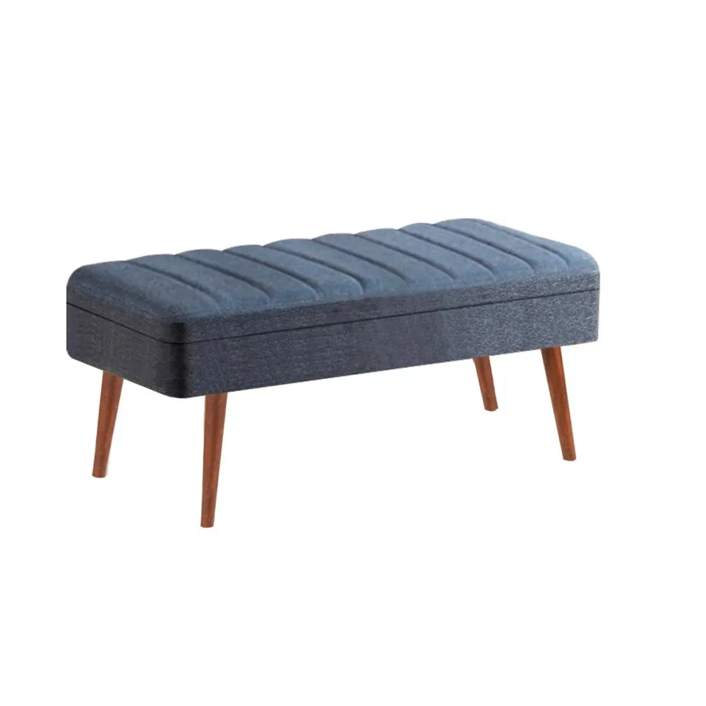 Trpezarijska klupa Vina 1048 2 WalnutDark Blue