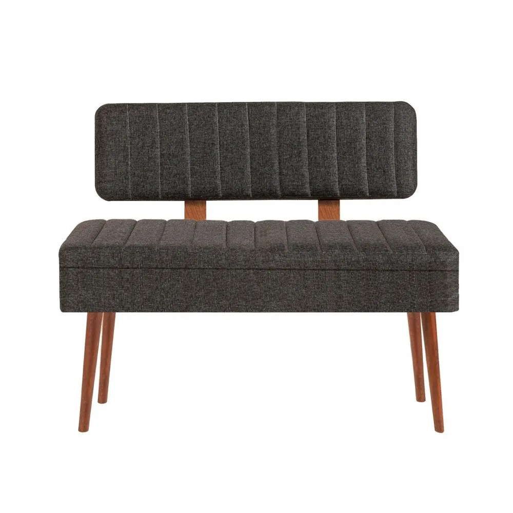 Trpezarijska klupa Vina 1053 1 AnthraciteWalnut