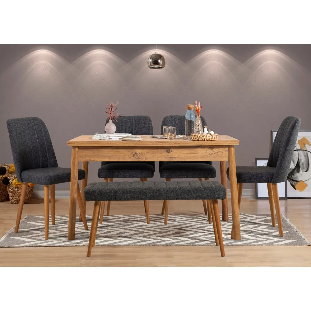 Trpezarijski set Costa Atlantic Anthracite