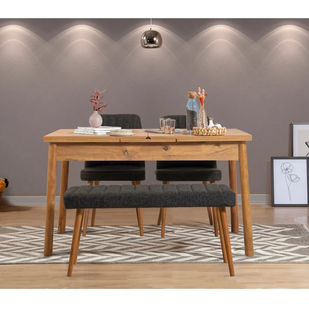 Trpezarijski set Santiago Atlantice Anthracite