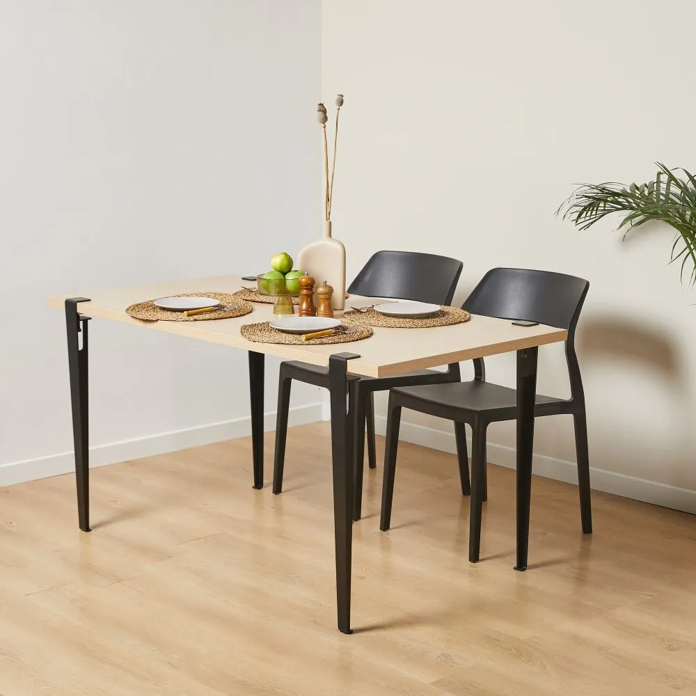 Trpezarijski sto Eurotas Wooden Black
