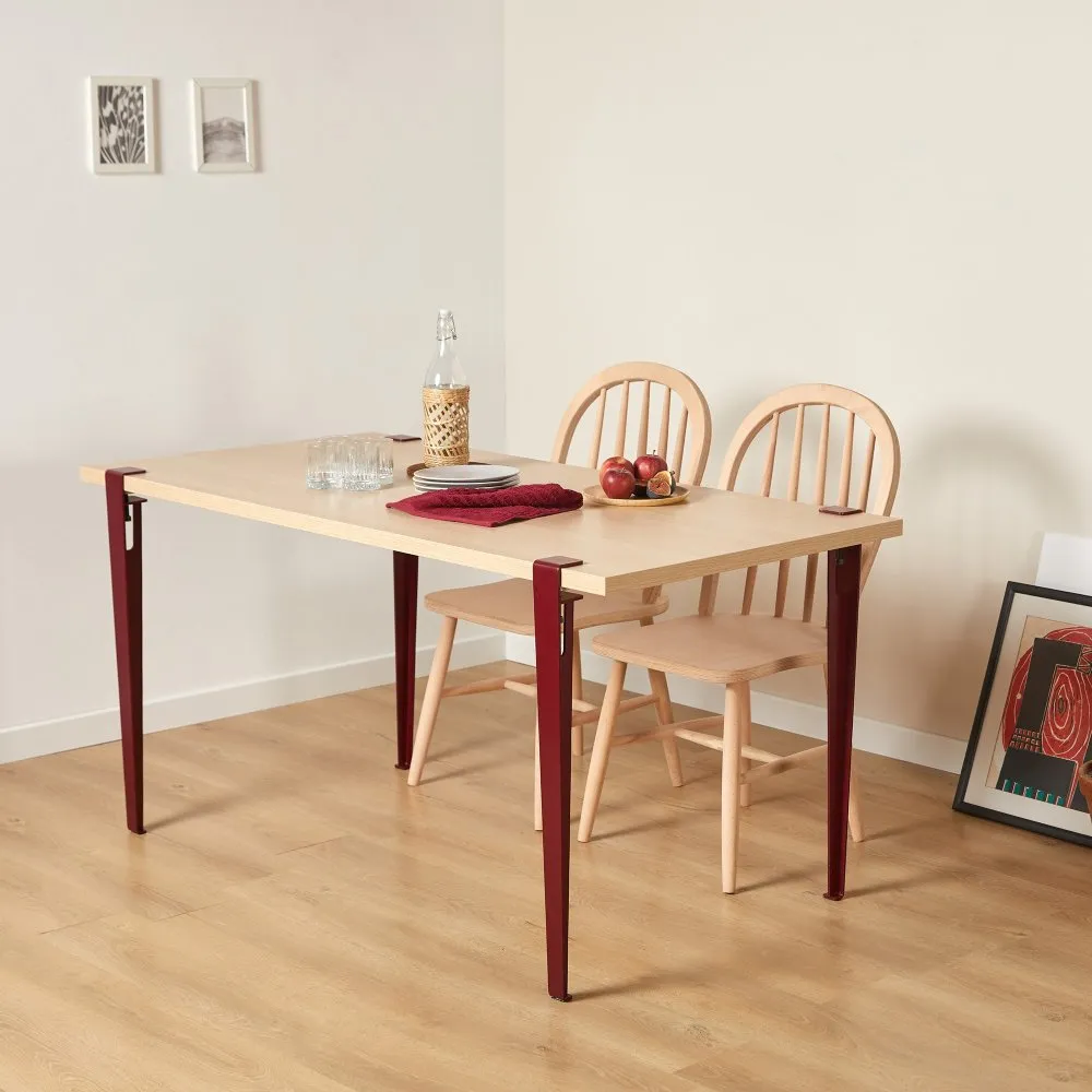 Trpezarijski sto Eurotas Wooden Burgundy