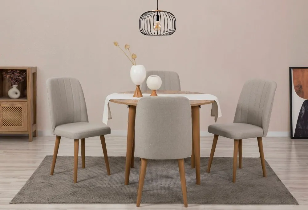 Trpezarijski sto i stolice Vina 1005 Atlantic Pine Cream