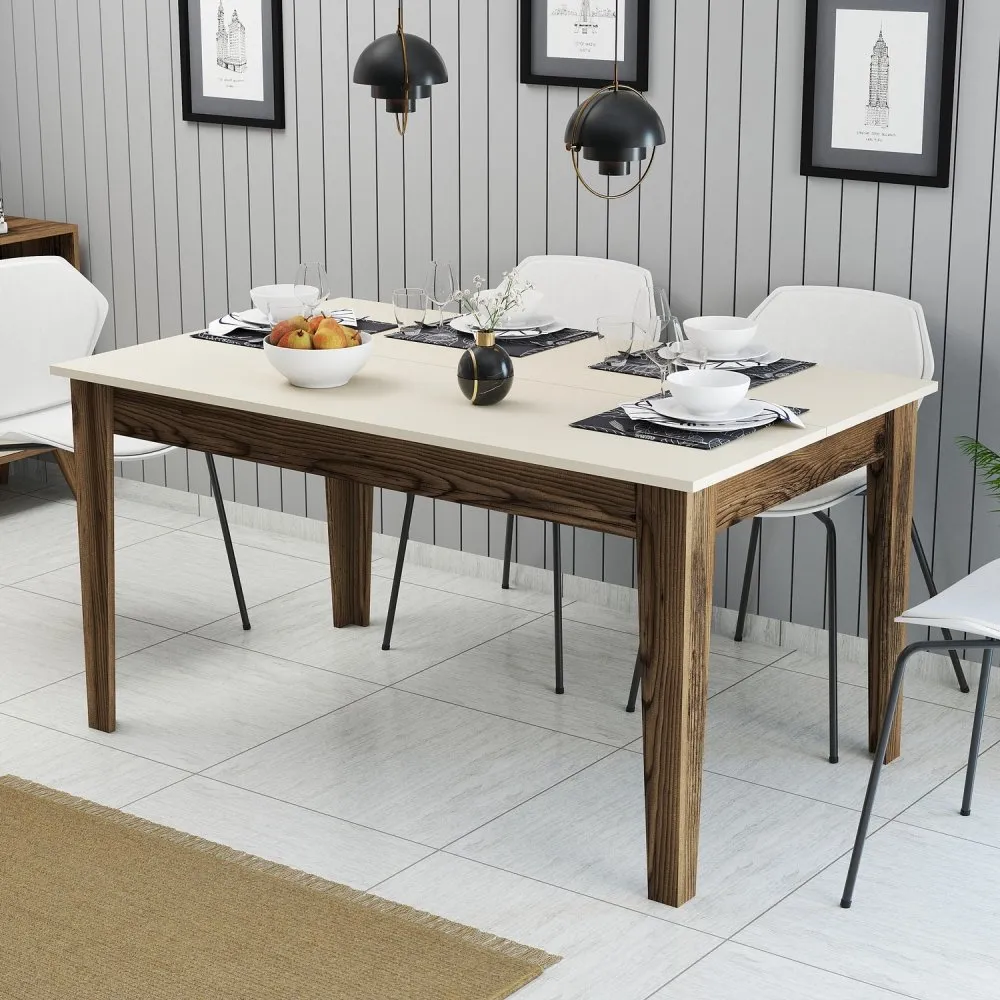 Trpezarijski sto Milan 517 Walnut Cream