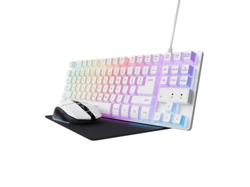tastatura miš i podloga GXT794W 3-u-1 BUNDLE Beli