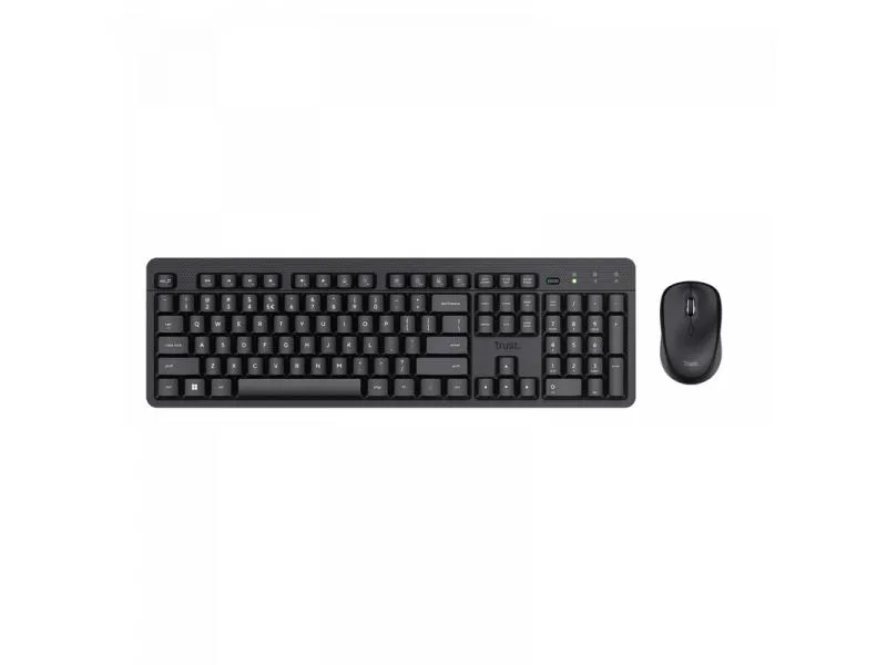 Tastatura+miš ODY II bežični set Silent SRB crna