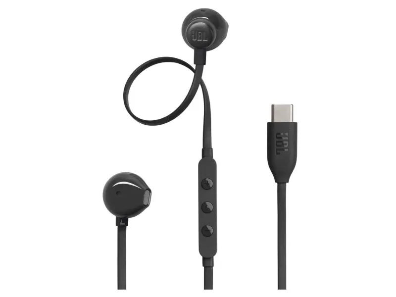 Tune 305C USB-C Black Bubice (JBLT305CBLK)