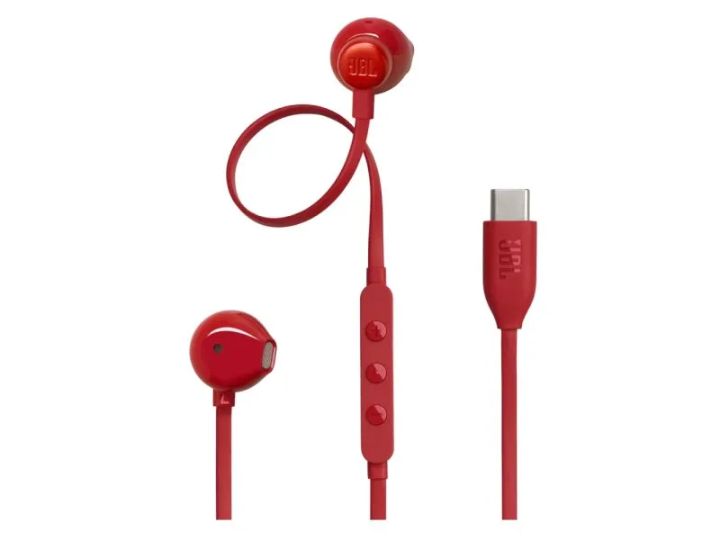 Tune 305C USB-C Red Bubice (JBLT305CRED)