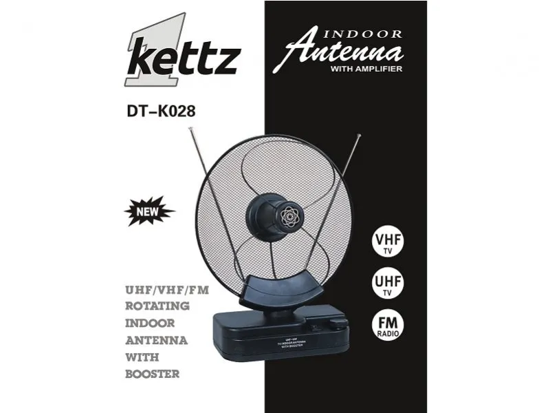 Kettz DT-K028 Sobna TV/FM antena + pojačivač