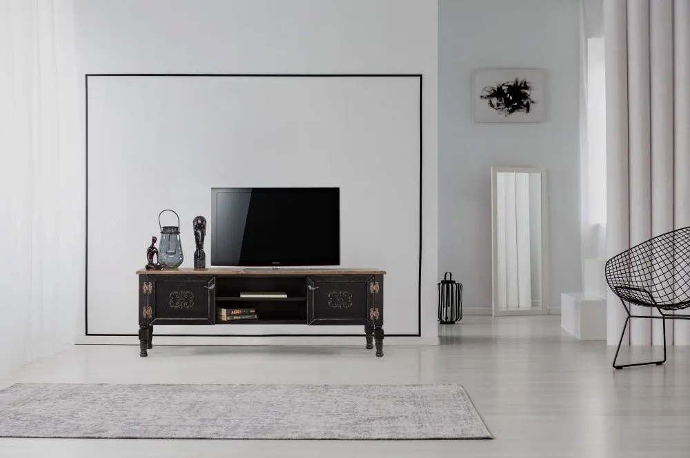 TV polica Ada TV Black