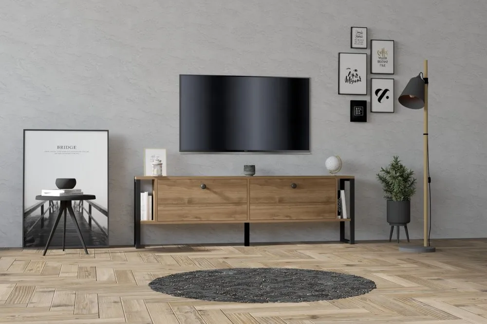 TV polica Ahu Walnut