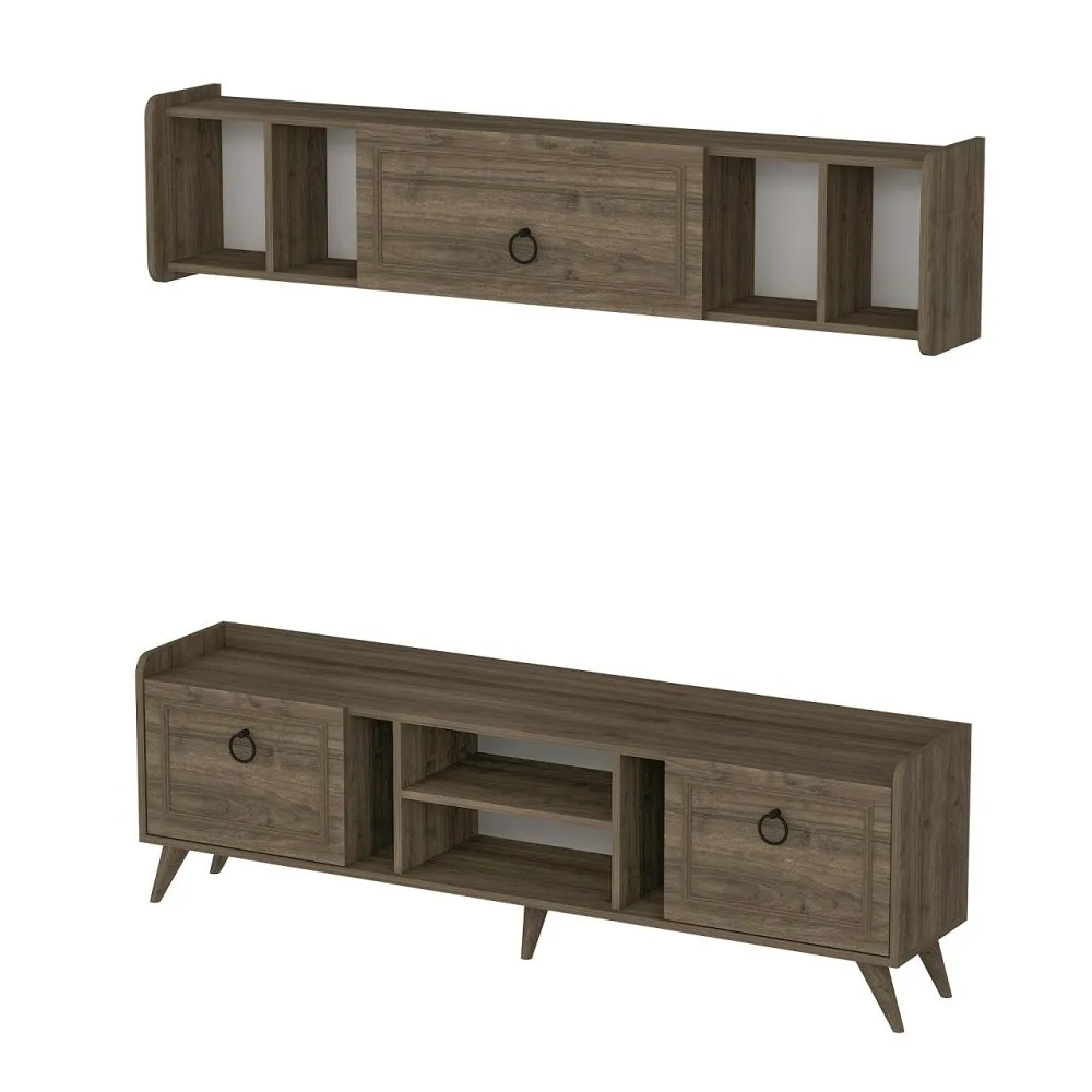 TV polica Alya Walnut