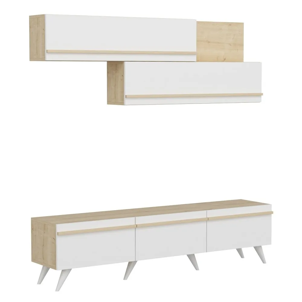 TV polica Amsterdam Sapphire White