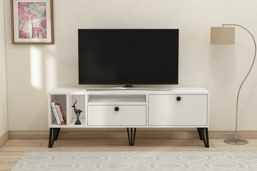 TV polica Aris White