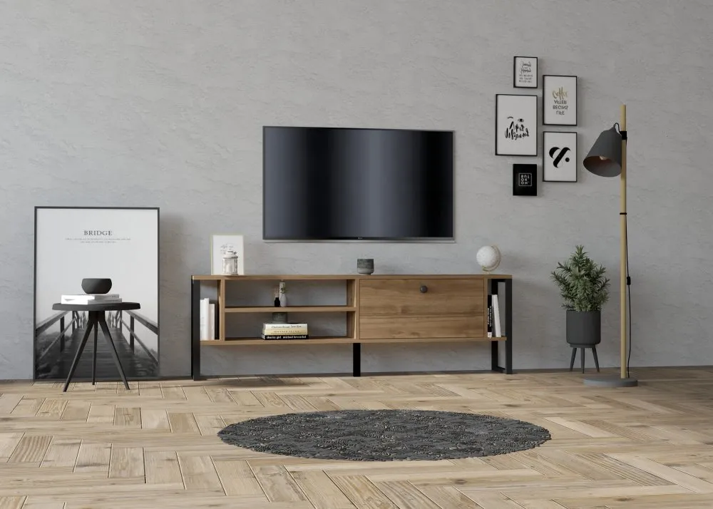 TV polica Asrın Walnut