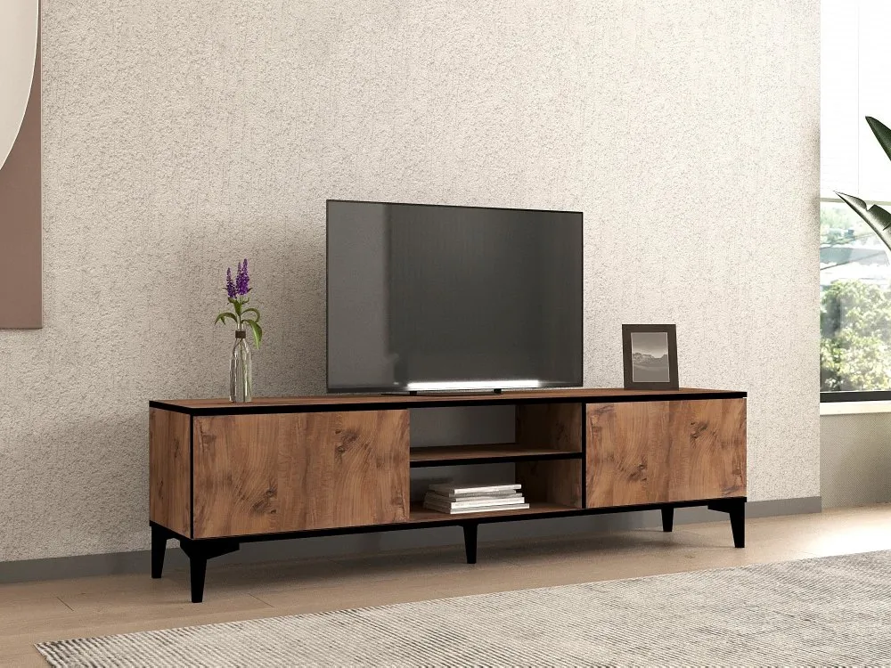 TV polica Begi Atlantic Pine Black