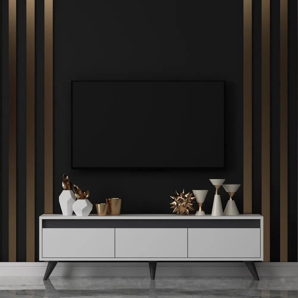 TV polica Century White