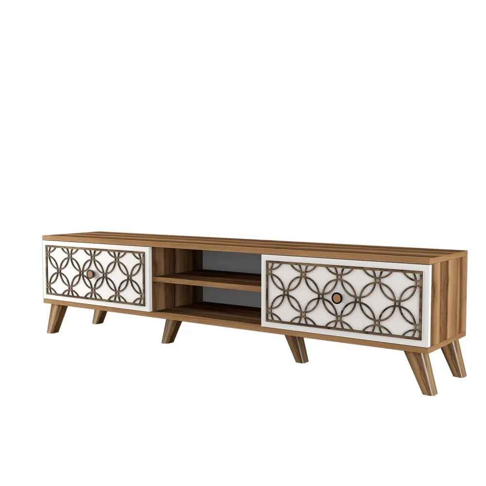TV polica Class Walnut White (845HCT3005)