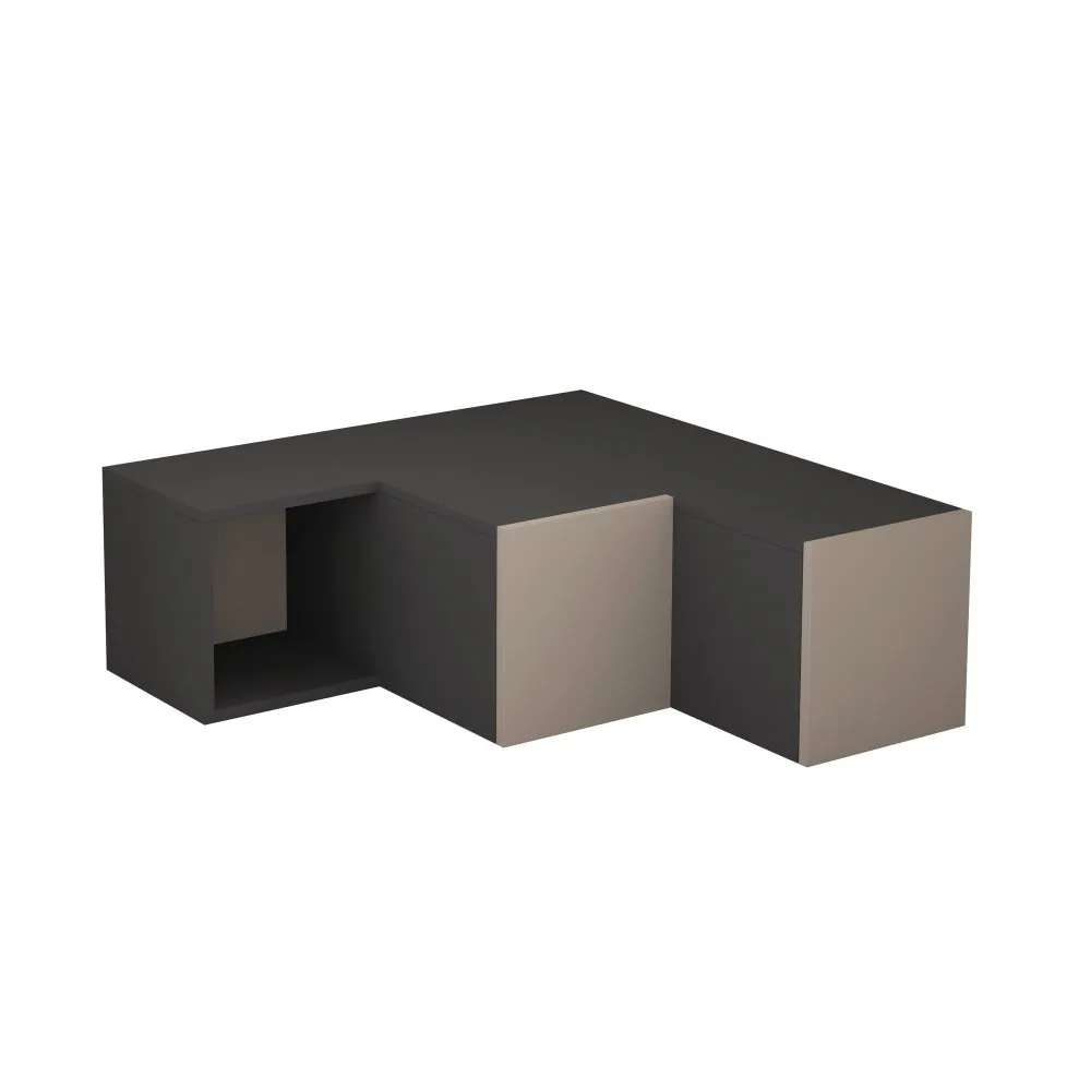 TV polica Compact Anthracite Light Mocha