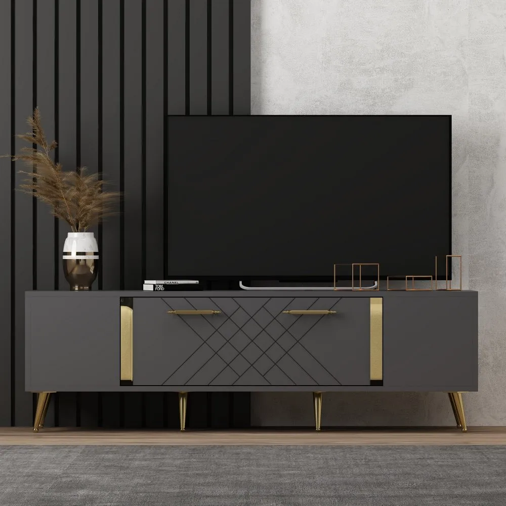 TV polica Detas Anthracite Gold (475OLV1138)