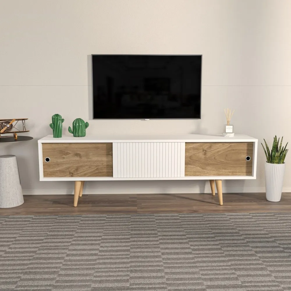 TV polica Ecrin White Walnut