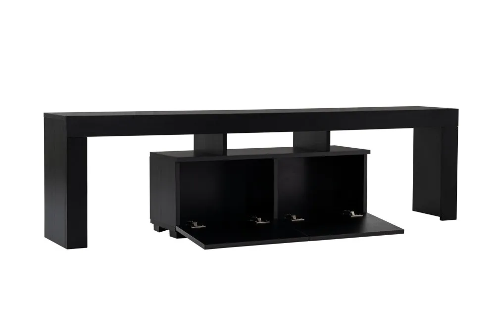 TV polica Enclave Wood Black