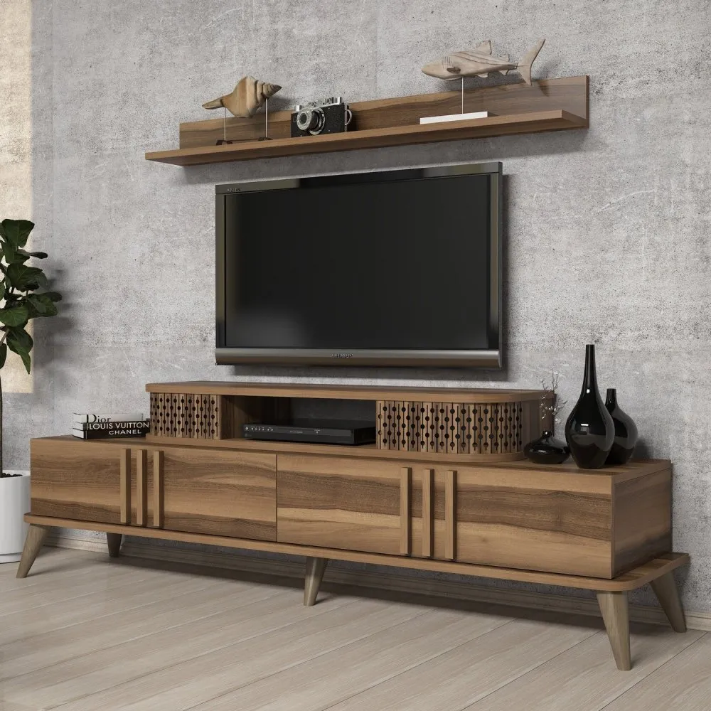 TV polica Eylul Walnut