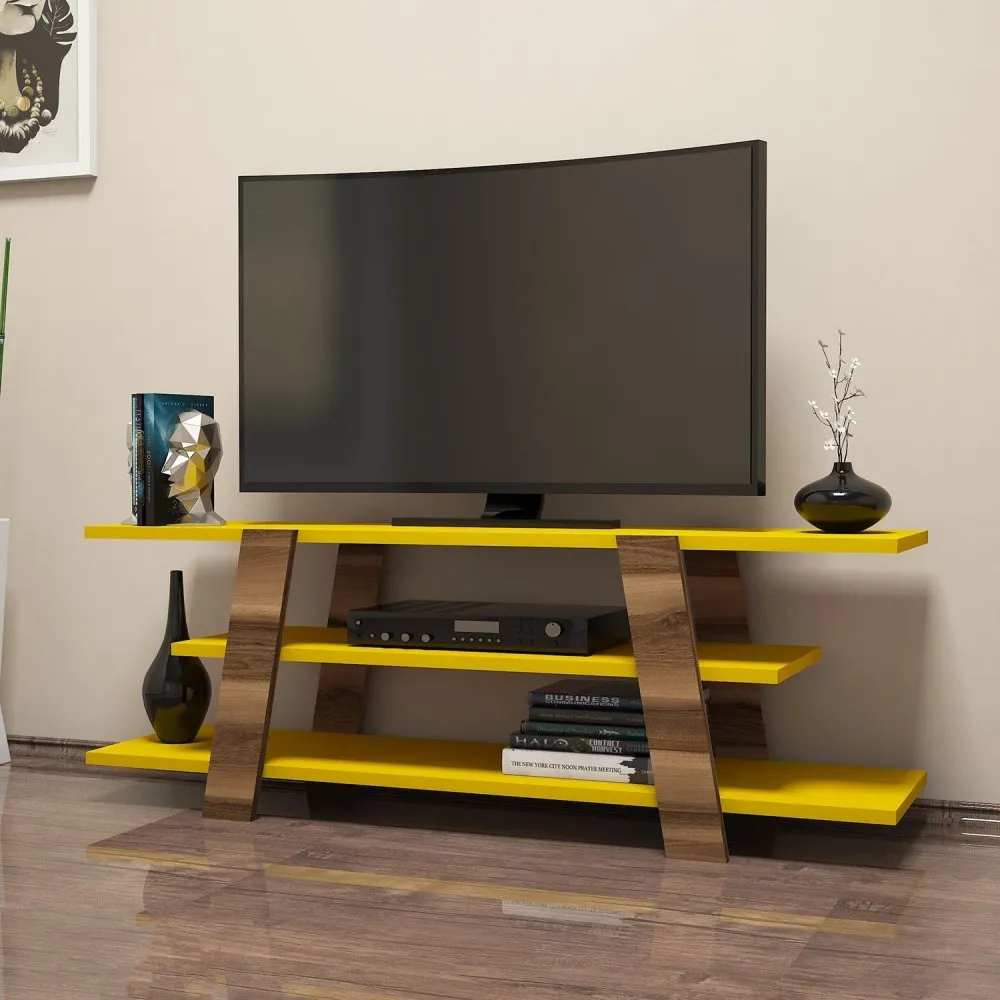 TV polica Flower Walnut Yellow (845HCT3040)