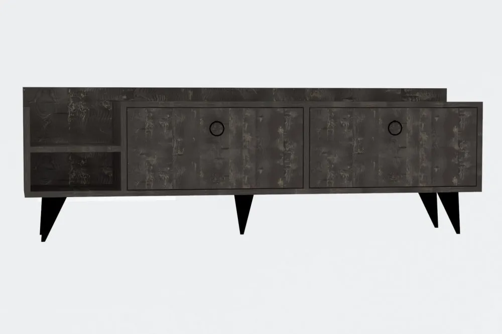 TV polica Heflin Anthracite (495SSE1614)