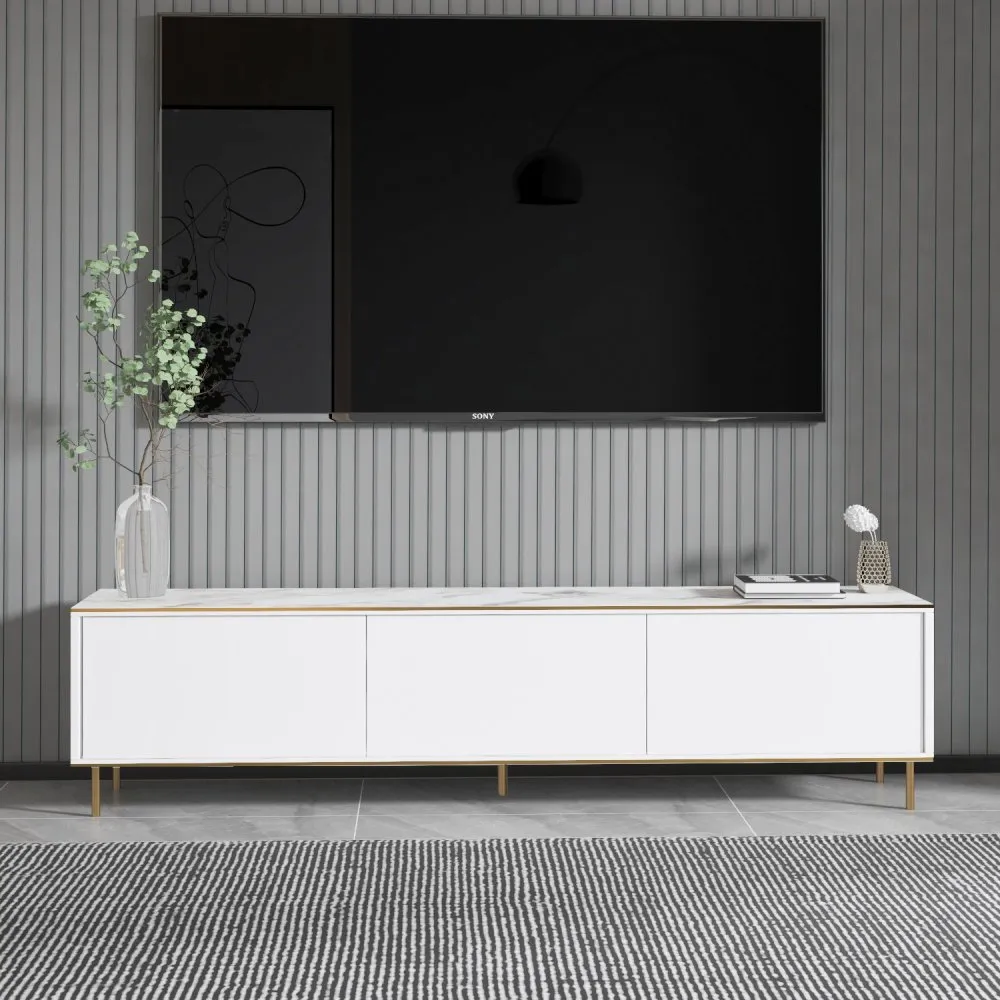 TV polica Imaj Marble - White