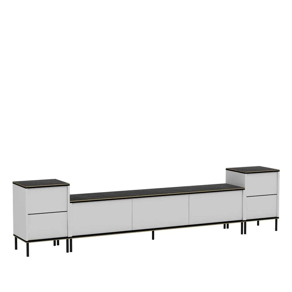 TV polica Imaj White Marble