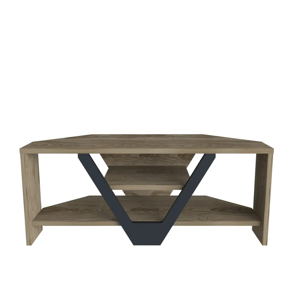 TV polica Karin Walnut Black