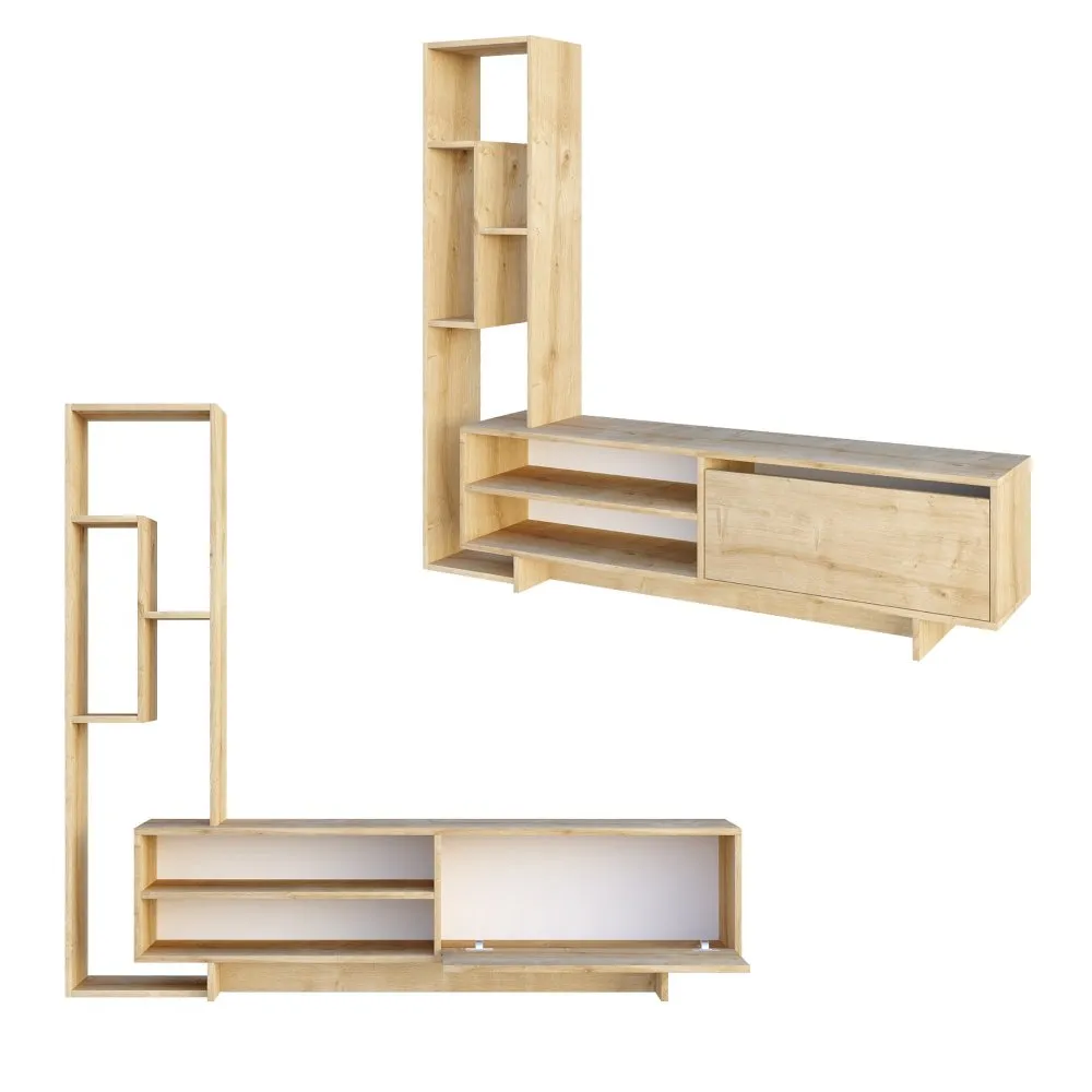 TV polica Larissa Sapphire Oak